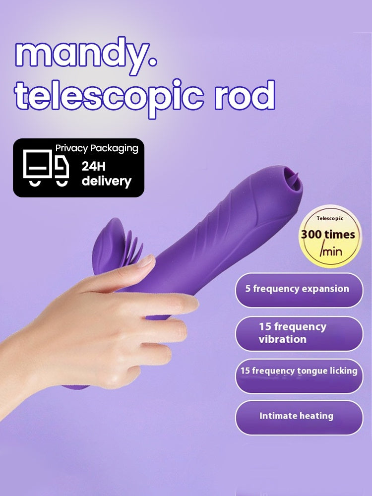 Luxury Rechargeable Intimate Massager for Women – Smooth Silicone, Multiple Modes