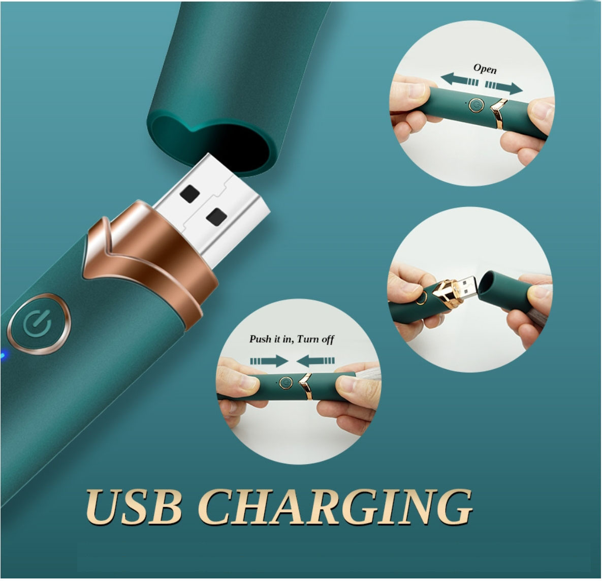 Discreet Mini Bullet Makeup Brush Massager – Adult Use (18+)