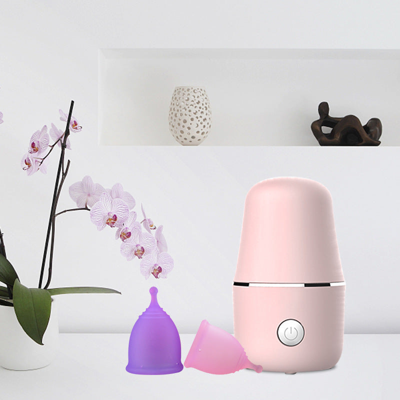 Complete Period Care Kit – Menstrual Cup & Steam Cleaner (Reusable)