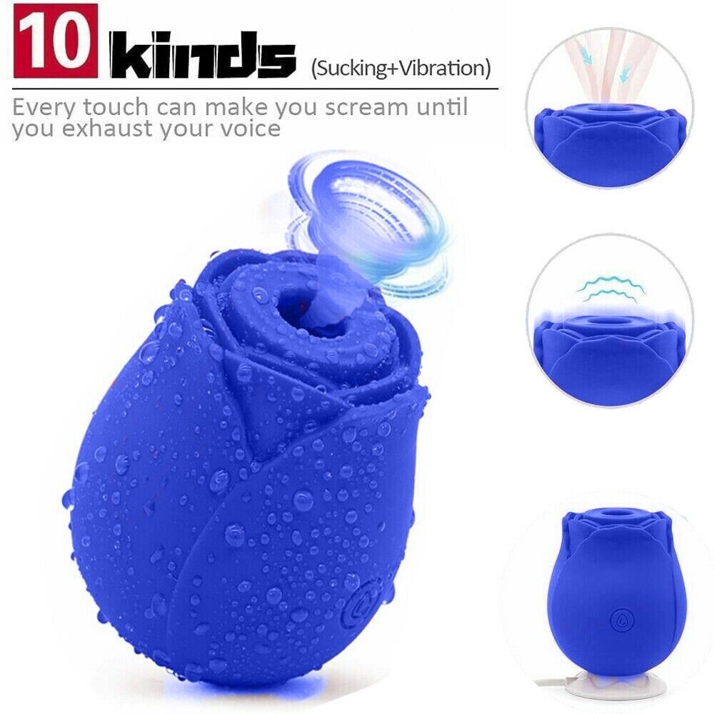 Rose Massager Toy-Waterproof (Popular)