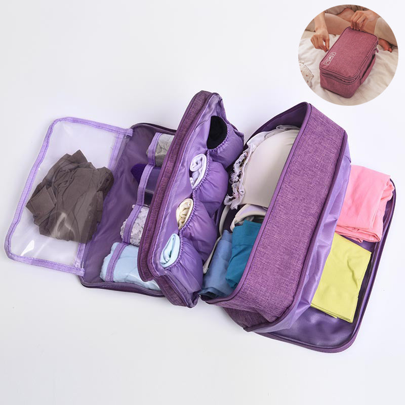 Travel Makeup Bags Multi-function 3-shelf Storage Bag